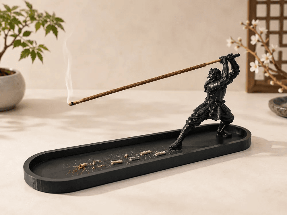 Samurai Incense Holder & Ash Catcher